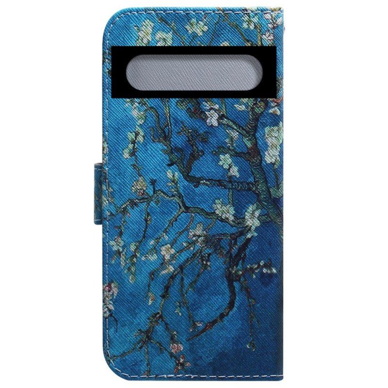 Folio-fodral Google Pixel 7 Blommande Grenar