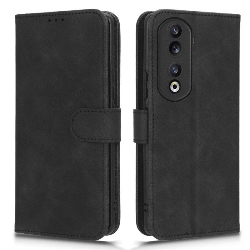 Folio-fodral Honor 90 Med Kedjar Skin-touch-rem