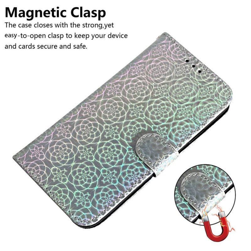 Folio-fodral Honor Magic 5 Lite Disco-stil