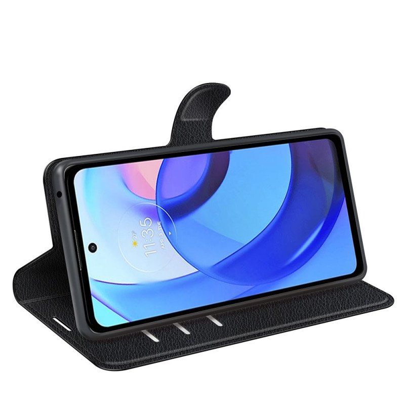 Folio-fodral Moto E40 / E30 / E20 Klassisk