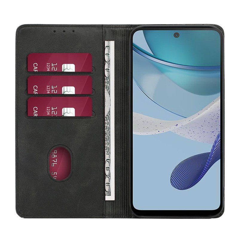 Folio-fodral Moto G73 5G Läderfodral Läder