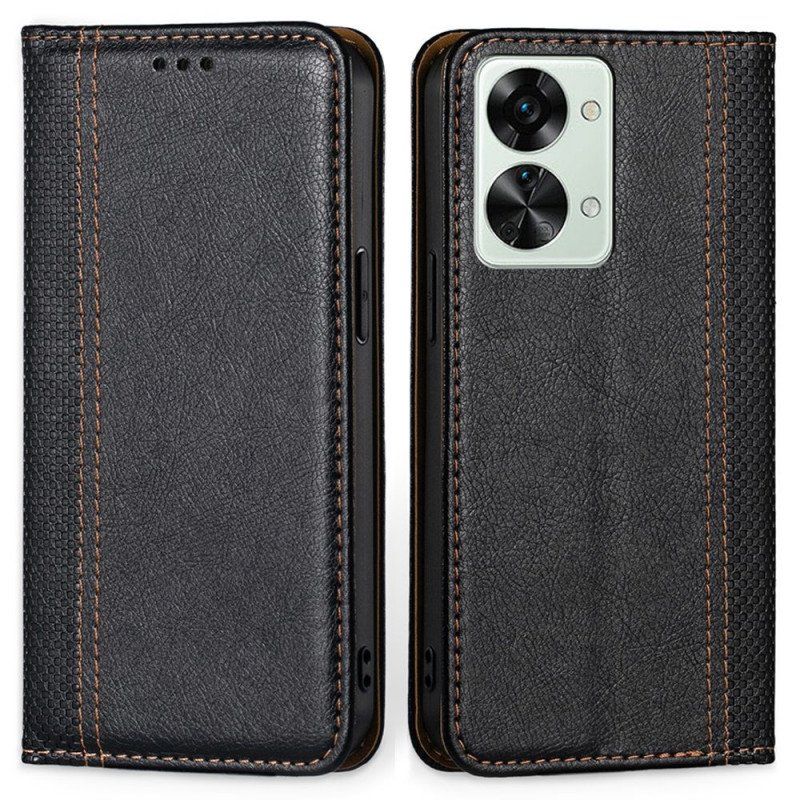 Folio-fodral OnePlus Nord 2T 5G Vintagestil