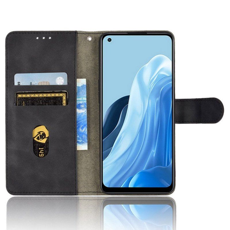 Folio-fodral Oppo Reno 7 Med Kedjar Strappy Skin-touch