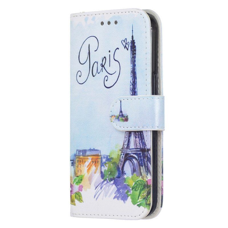 Folio-fodral Samsung Galaxy A13 5G / A04s Måla Paris