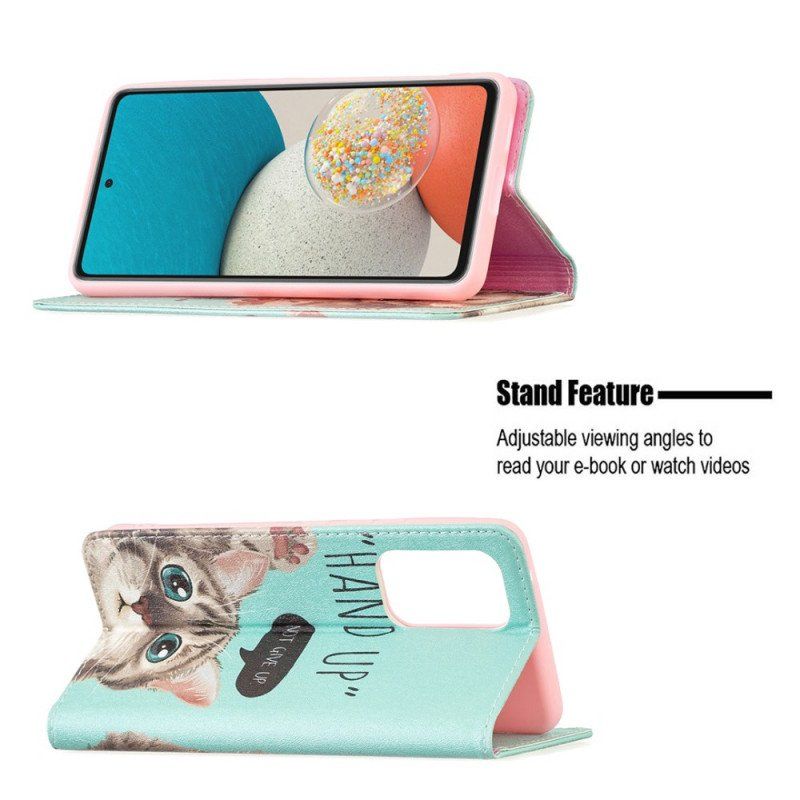 Folio-fodral Samsung Galaxy A53 5G Läderfodral Hand-up