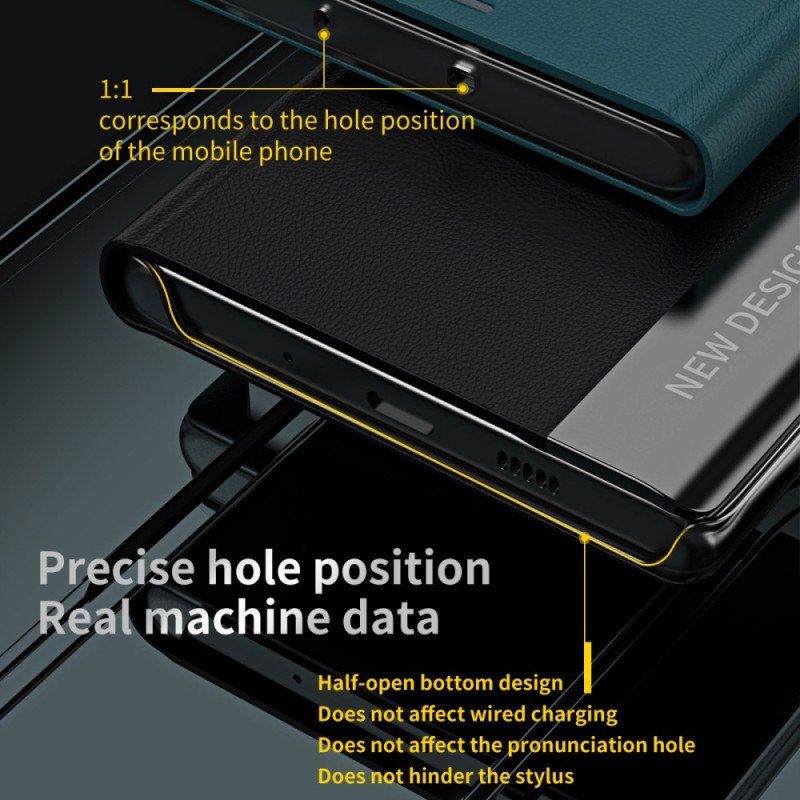 Folio-fodral Samsung Galaxy A54 5G Läderfodral Ny Design