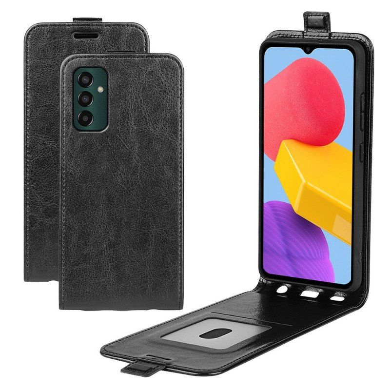 Folio-fodral Samsung Galaxy M13 Läderfodral Vertikal Klaff