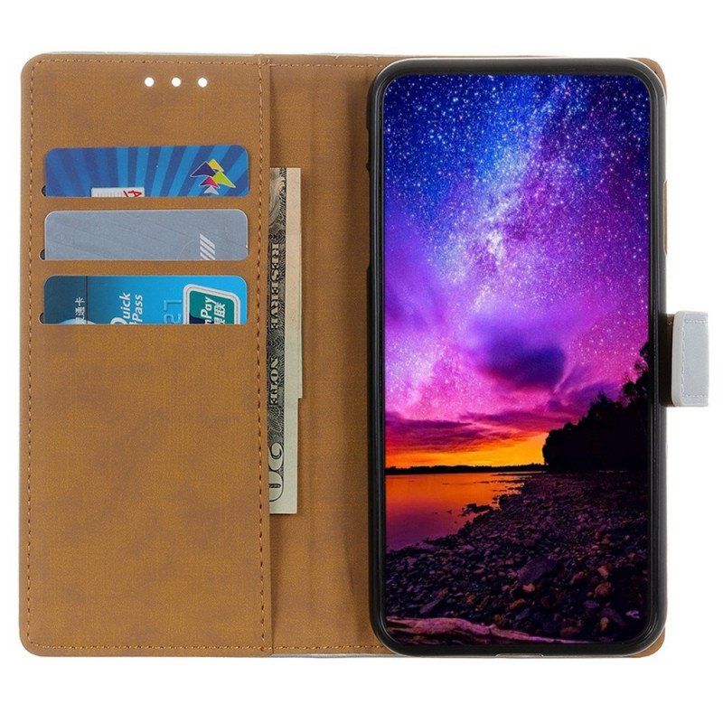 Folio-fodral Samsung Galaxy M23 5G Enkel Läderstil