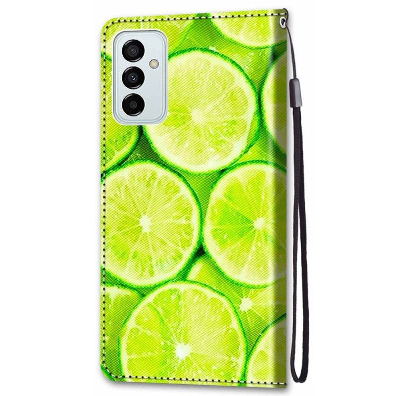 Folio-fodral Samsung Galaxy M23 5G Limefrukter