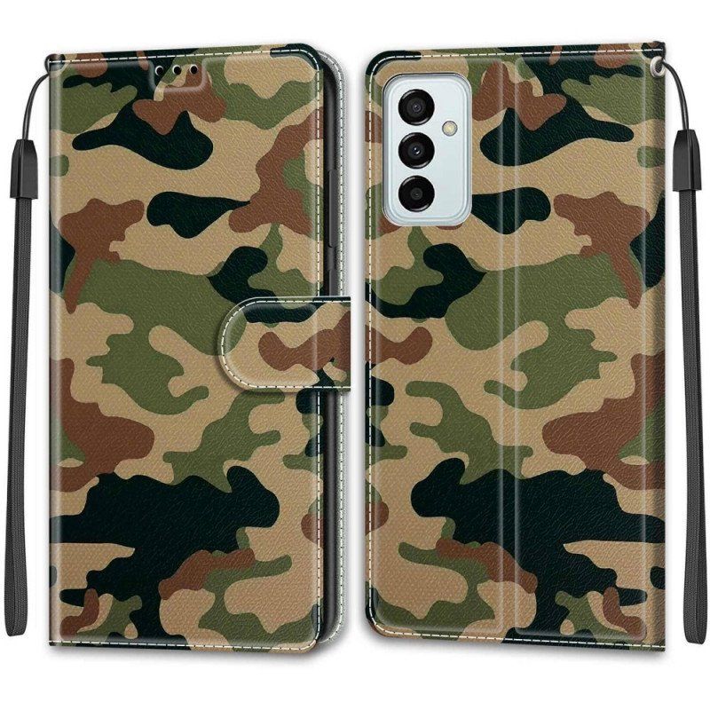 Folio-fodral Samsung Galaxy M23 5G Militärt Kamouflage