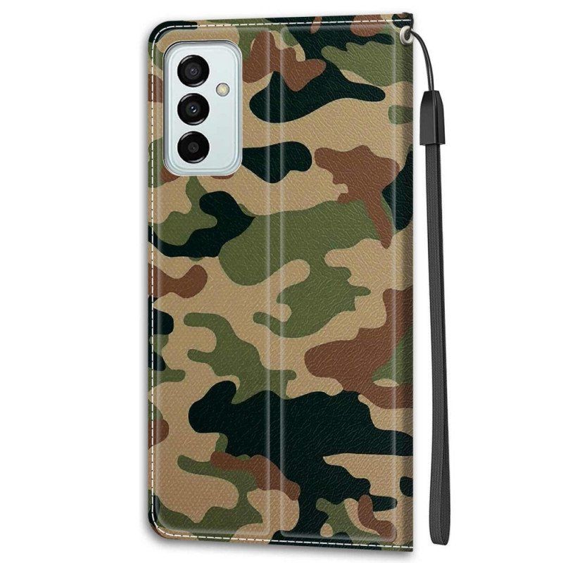 Folio-fodral Samsung Galaxy M23 5G Militärt Kamouflage