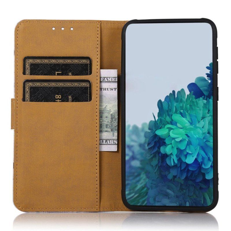 Folio-fodral Samsung Galaxy M53 5G Blommande Träd