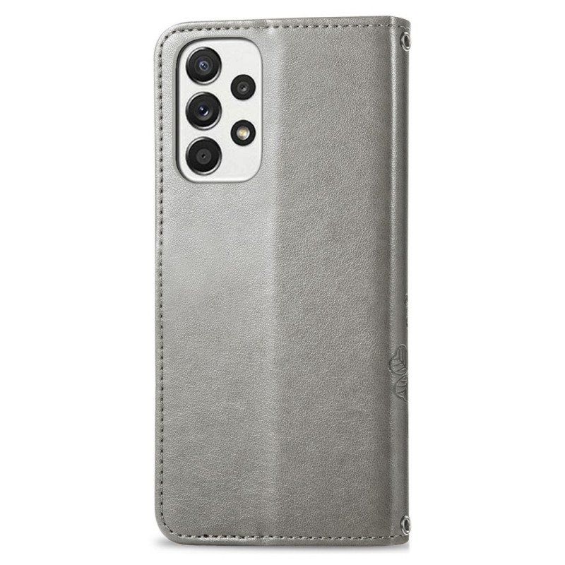 Folio-fodral Samsung Galaxy M53 5G Fyrklöver