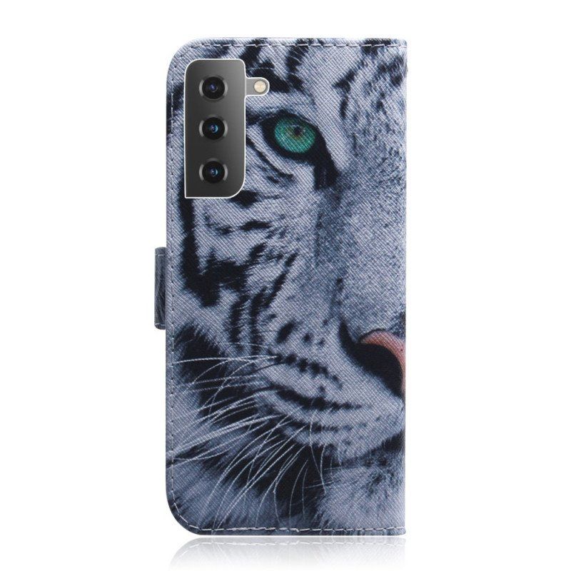 Folio-fodral Samsung Galaxy S22 5G Tiger Face