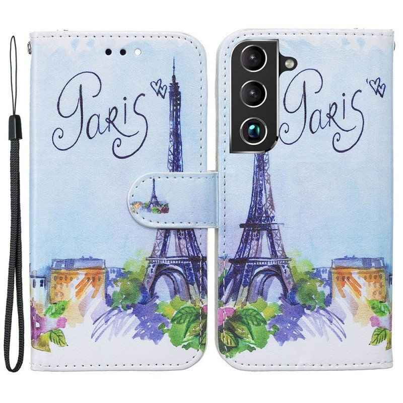 Folio-fodral Samsung Galaxy S22 Plus 5G Måla Paris