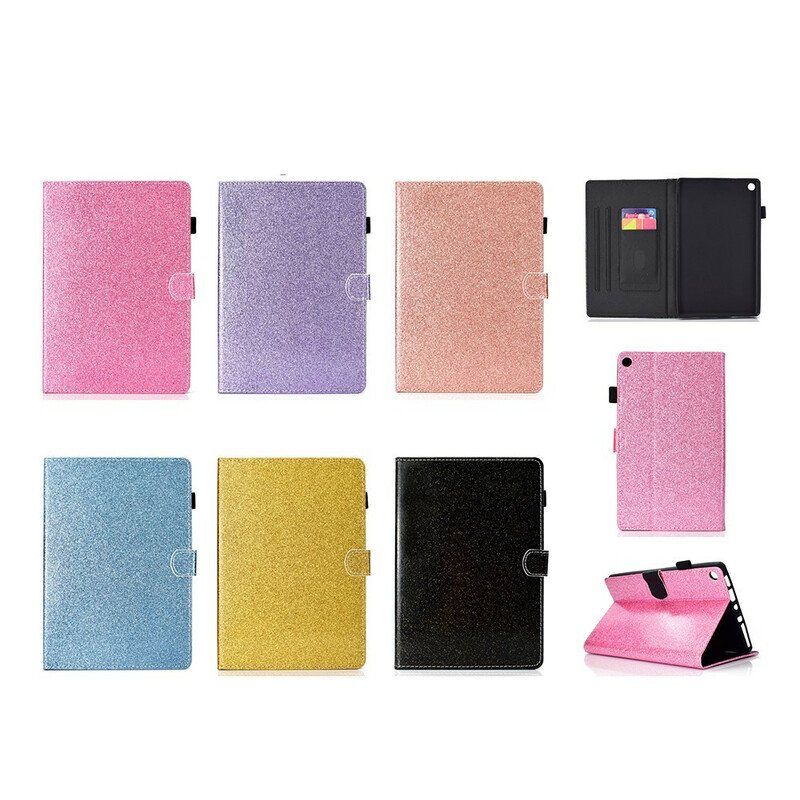 Folio-fodral Samsung Galaxy Tab S8 / Tab S7 Glittrande Glitter