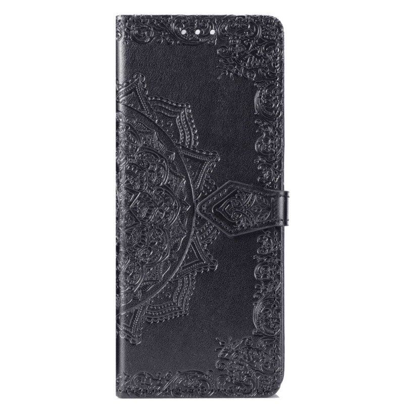 Folio-fodral Samsung Galaxy Z Fold 4 Med Kedjar Medeltida Strappy Mandala