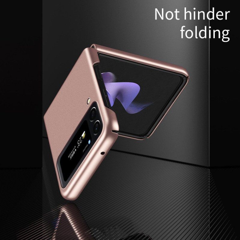 Folio-fodral Skal Samsung Galaxy Z Flip 4 Läderfodral Hudkänsla