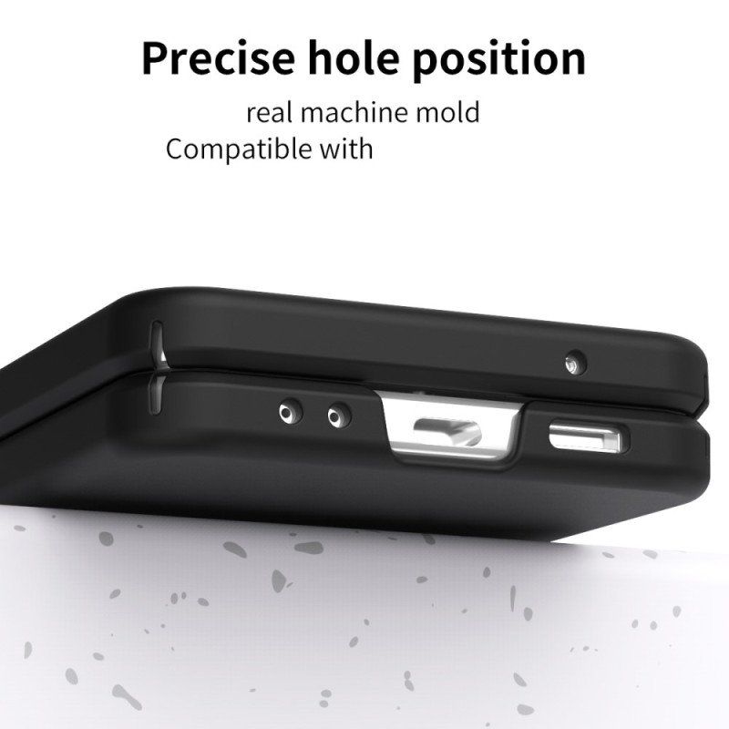 Folio-fodral Skal Samsung Galaxy Z Flip 4 Läderfodral Klassisk Med Penna