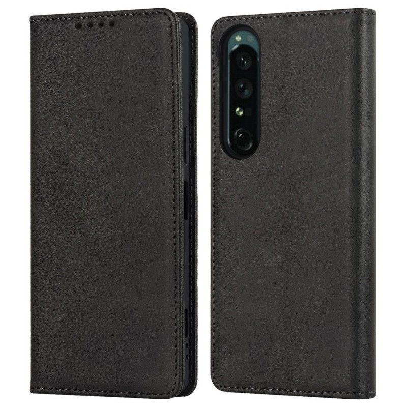 Folio-fodral Sony Xperia 1 IV Läderfodral Klassisk Stil