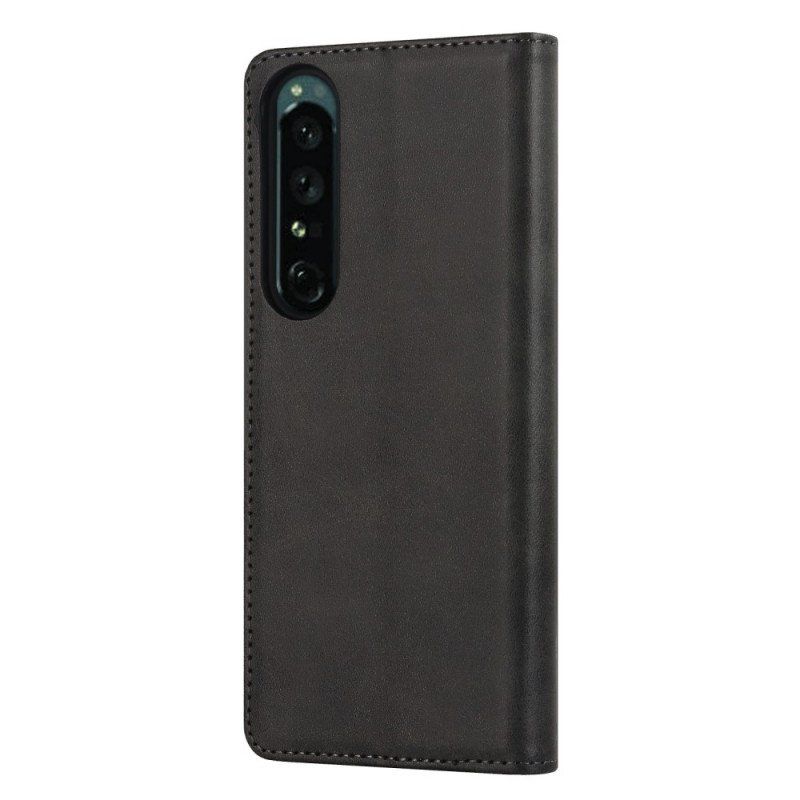 Folio-fodral Sony Xperia 1 IV Läderfodral Klassisk Stil