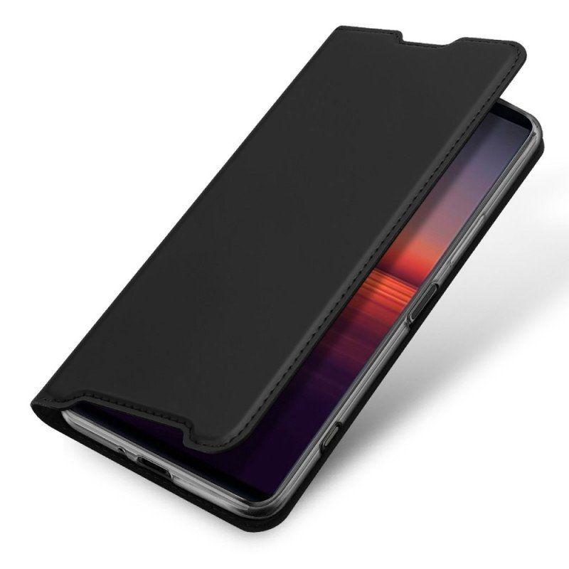 Folio-fodral Sony Xperia 1 IV Läderfodral Skin Pro Series Dux Ducis