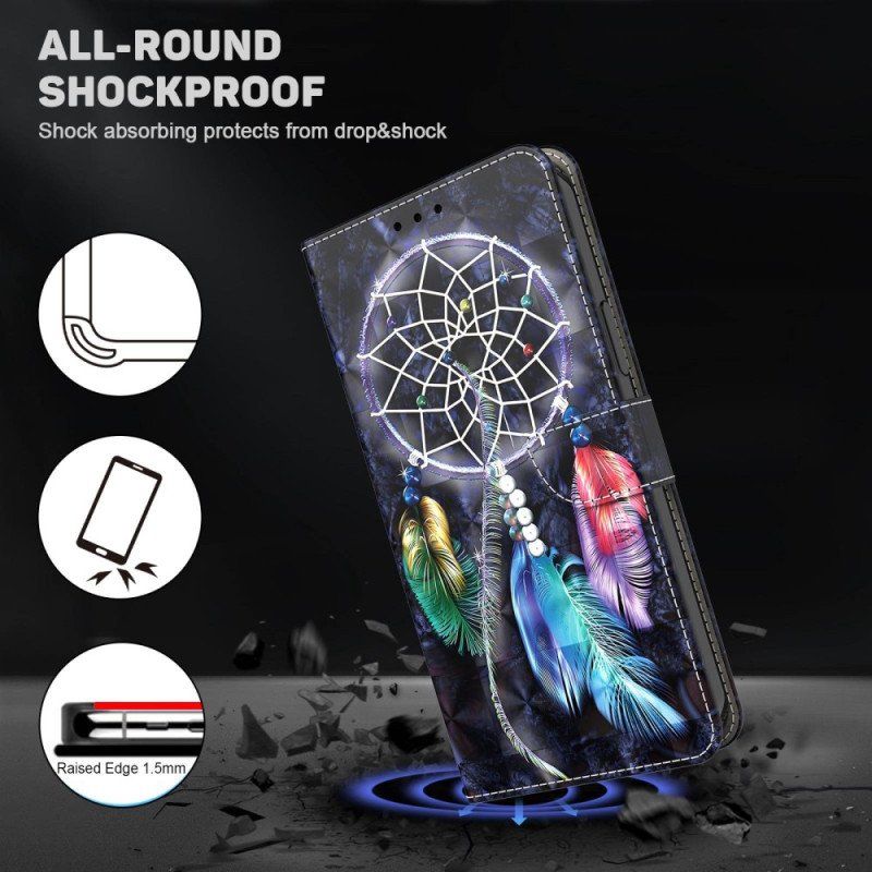 Folio-fodral Sony Xperia 1 IV Med Kedjar Strap Dream Catcher