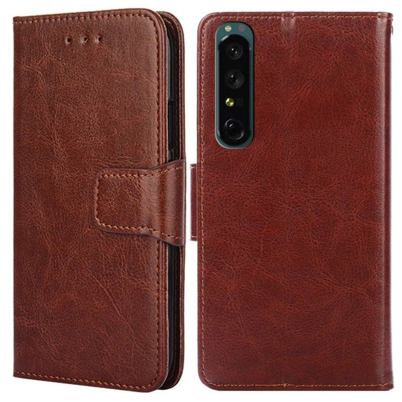 Folio-fodral Sony Xperia 1 IV Vintagestil