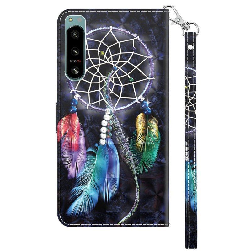 Folio-fodral Sony Xperia 5 IV Med Kedjar Strap Dream Catcher