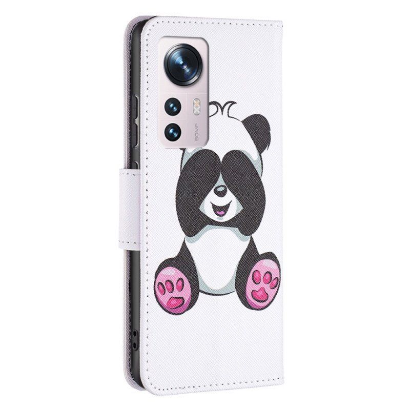 Folio-fodral Xiaomi 12 / 12X Panda Kul