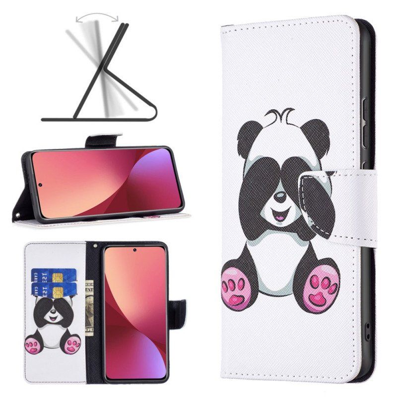 Folio-fodral Xiaomi 12 / 12X Panda Kul