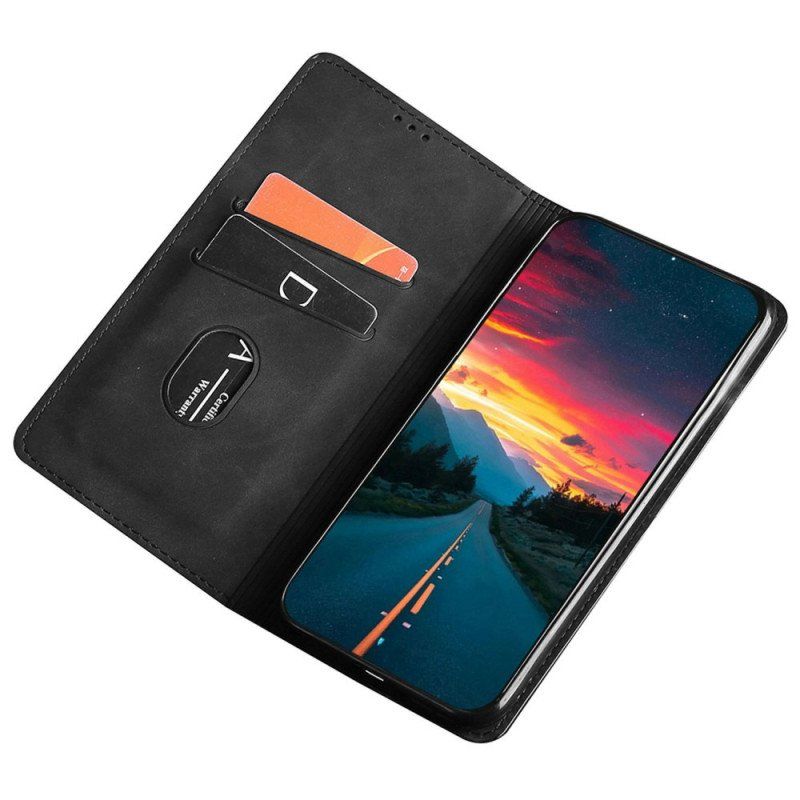 Folio-fodral Xiaomi 12T / 12T Pro Läderfodral Lädereffekt