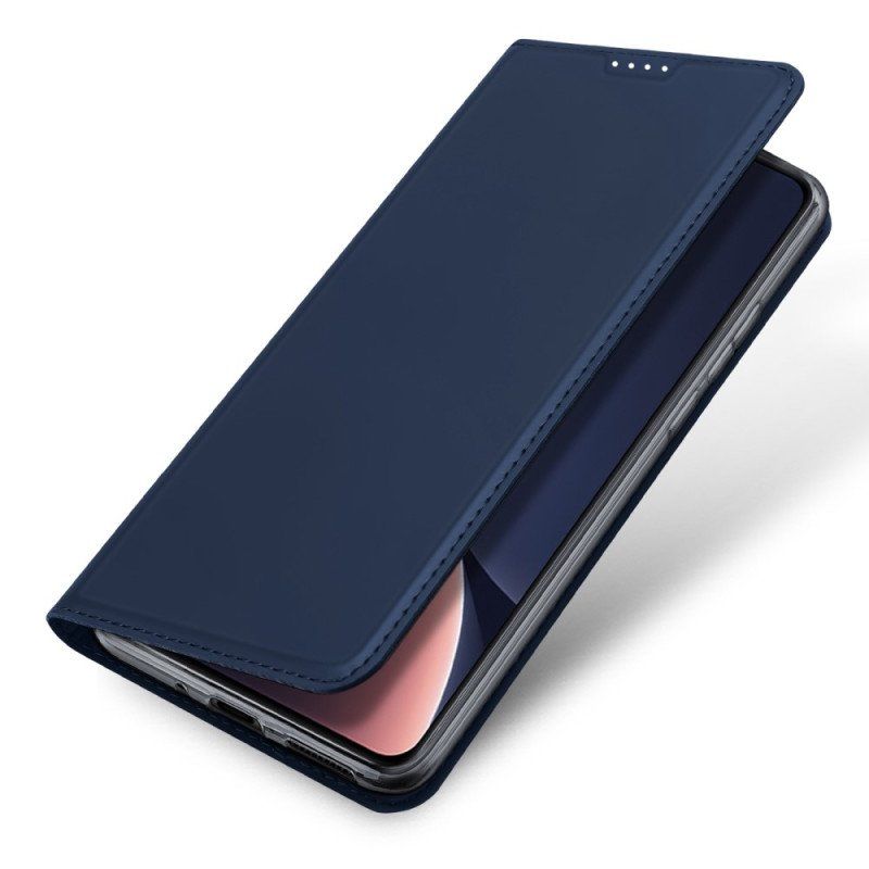 Folio-fodral Xiaomi 13 Läderfodral Skin Pro Dux Ducis