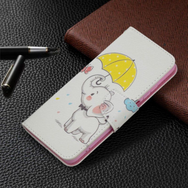 Folio-fodral Xiaomi Redmi Note 10 / 10S Baby Elefant