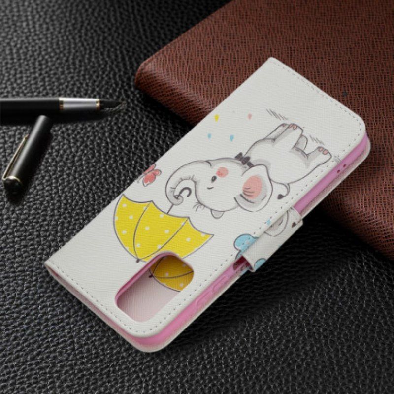 Folio-fodral Xiaomi Redmi Note 10 / 10S Baby Elefant