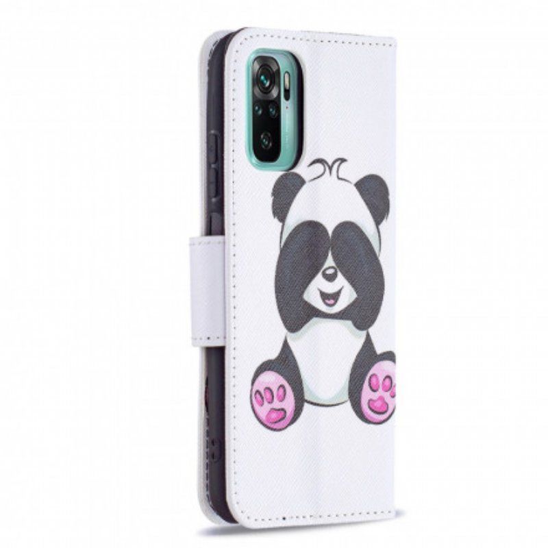 Folio-fodral Xiaomi Redmi Note 10 / 10S Panda Kul