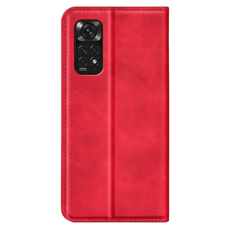 Folio-fodral Xiaomi Redmi Note 11 / 11S Läderfodral Lädereffekt