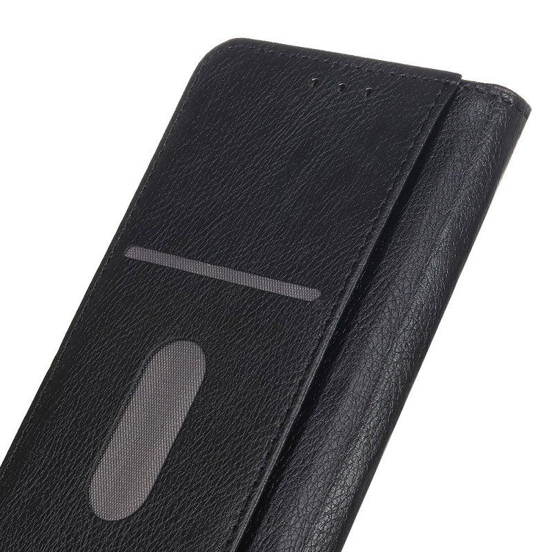 Folio-fodral Xiaomi Redmi Note 11 / 11S Läderfodral Lychee Split Läder Texture