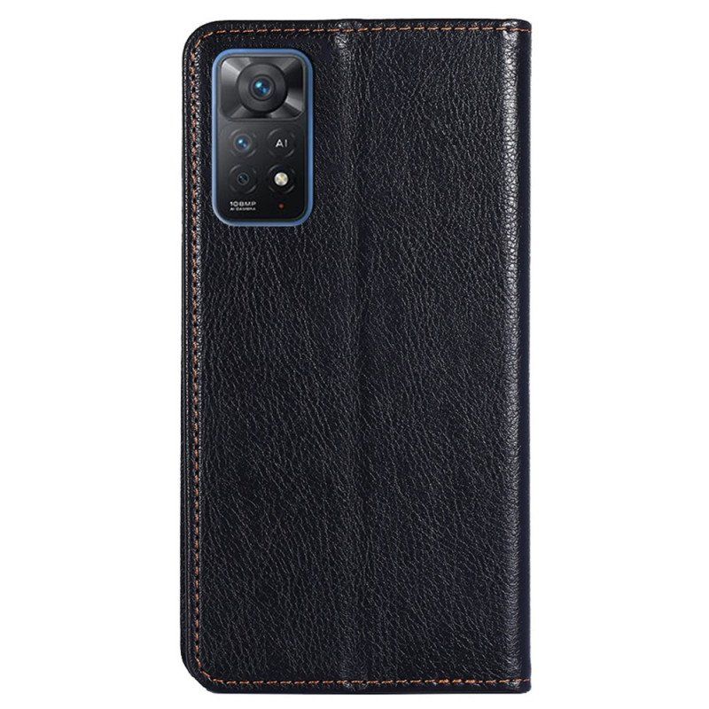 Folio-fodral Xiaomi Redmi Note 11 Pro / 11 Pro 5G Läderfodral Faux Lädersömmar