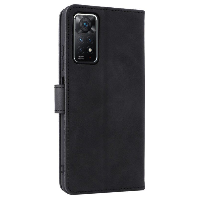 Folio-fodral Xiaomi Redmi Note 11 Pro / 11 Pro 5G Stil Läder Couture