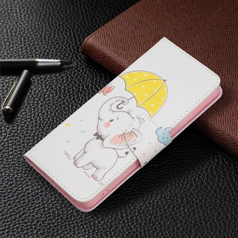 Folio-fodral Xiaomi Redmi Note 11 Pro Plus 5G Baby Elefant