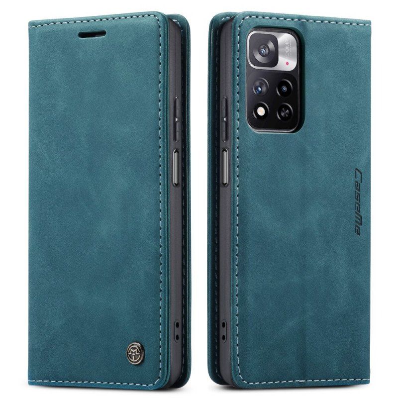 Folio-fodral Xiaomi Redmi Note 11 Pro Plus 5G Läderfodral Caseme Konstläder