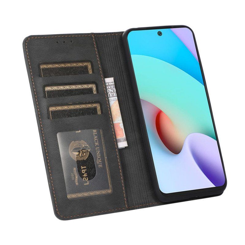 Folio-fodral Xiaomi Redmi Note 11 Pro Plus 5G Läderfodral Style Läderlinje