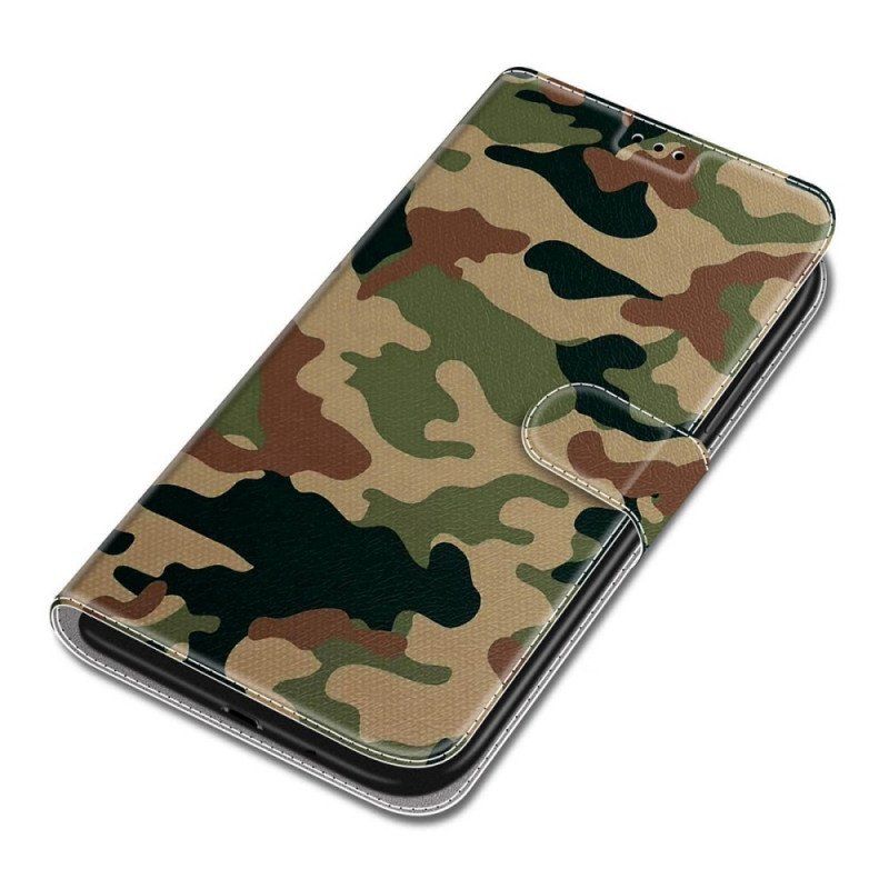 Folio-fodral Xiaomi Redmi Note 11 Pro Plus 5G Militärt Kamouflage