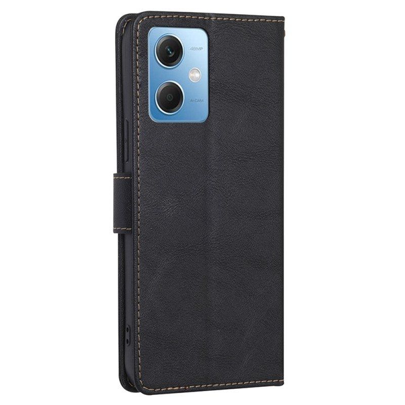 Folio-fodral Xiaomi Redmi Note 12 5G Klassisk Rfid