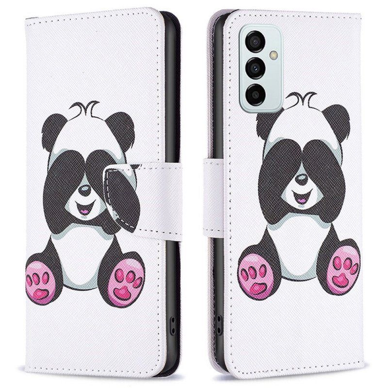 Läderfodral Samsung Galaxy M23 5G Panda