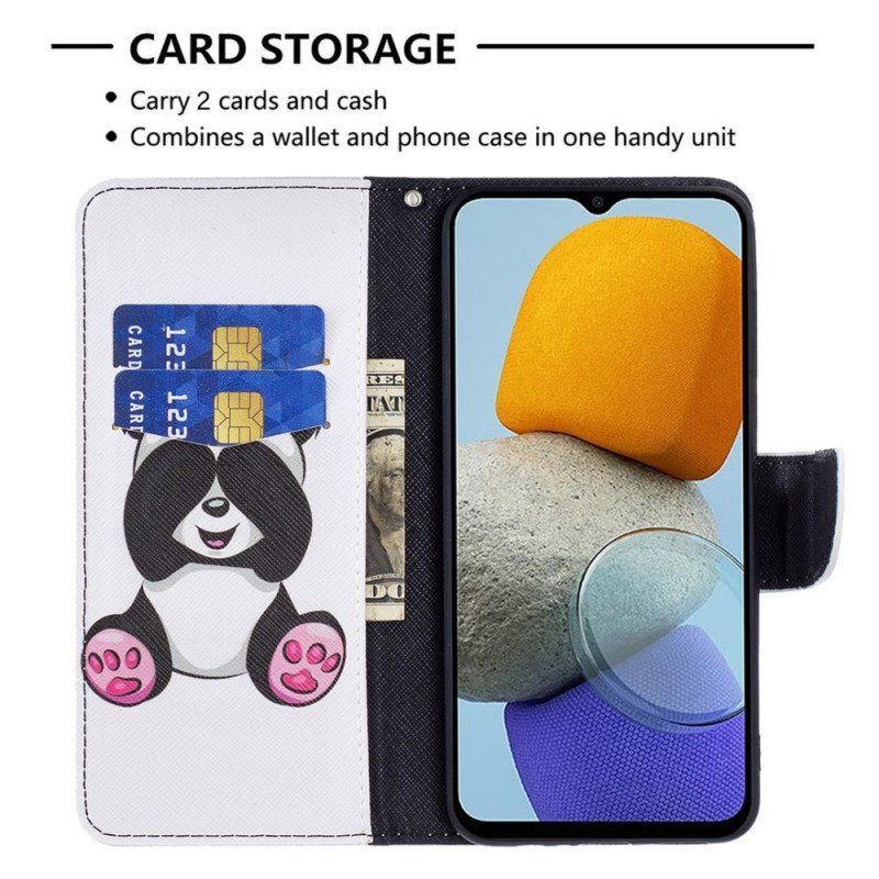 Läderfodral Samsung Galaxy M23 5G Panda