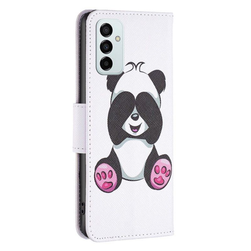 Läderfodral Samsung Galaxy M23 5G Panda