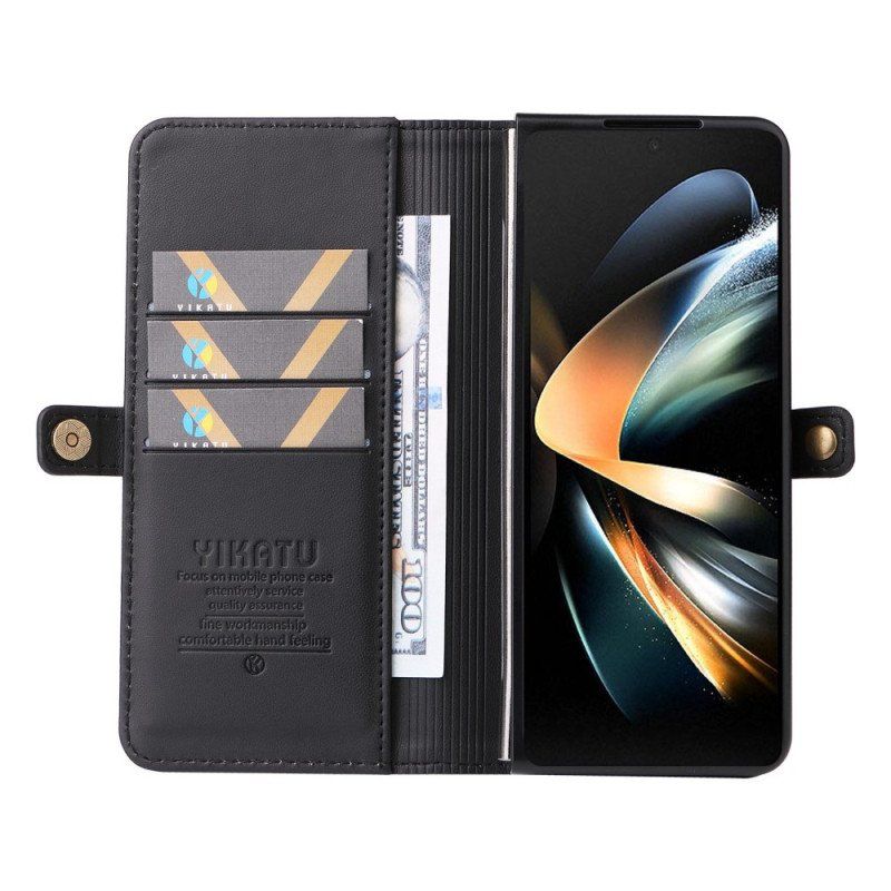 Läderfodral Samsung Galaxy Z Fold 4 Yikatu Yk-001