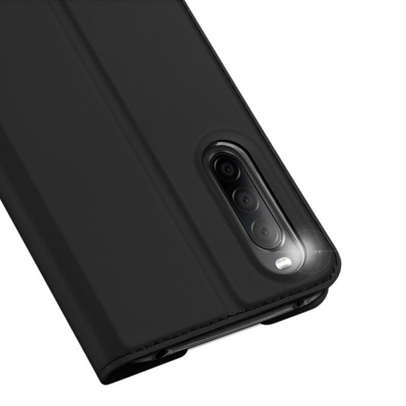 Läderfodral Sony Xperia 10 IV Skin Pro Dux Ducis